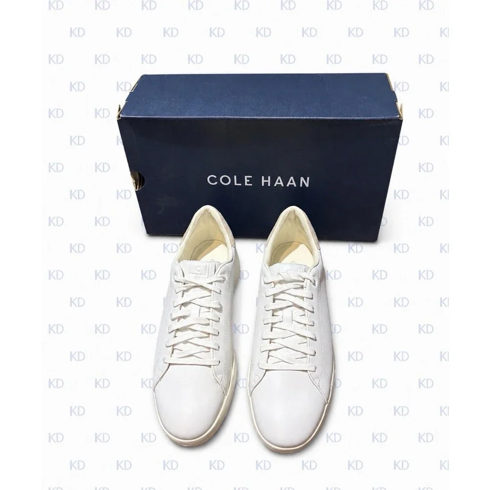 Cole Haan GrandPro Tennis Sneaker White Women’s Size 9.5B New